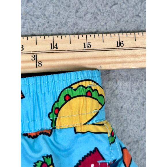 Taco Bell Swim Trunks Lined Men's Small Drawstring Hot Sauce Collection Food Fun - Picture 9 of 11